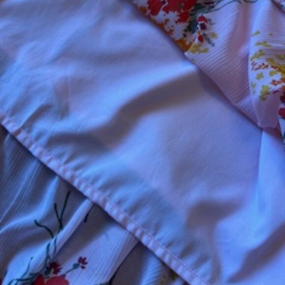 J. Crew Mercantile Maxi Dress Pink Floral Tiered Strappy, Size 8 - Picture 4 of 12